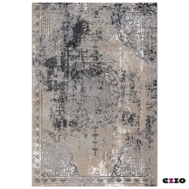 Χαλί Σαλονιού 160X230 Ezzo All Season Venice 9668Acd Grey (160x230)