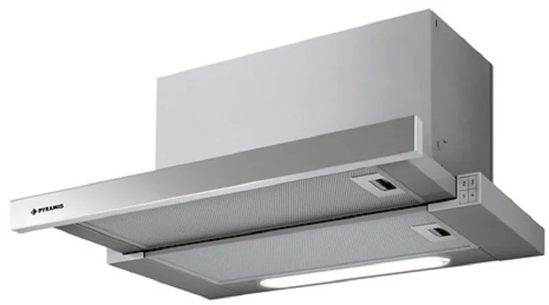 Απορροφητήρας Pyramis Essential Συρόμενος Turbo 60cm σε Inox -(065017502)