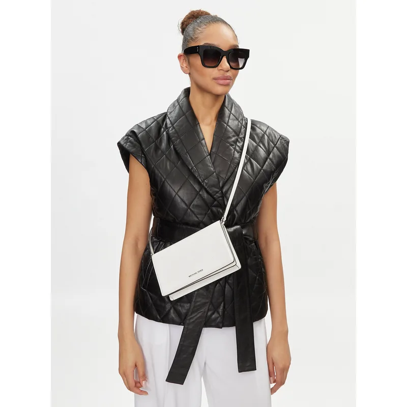 Τσάντα MICHAEL Michael Kors Jet Set 32S4SJ6C6L Λευκό