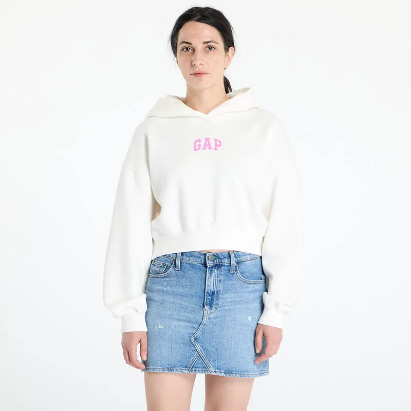 Φούτερ GAP Pg Logo Cropped Po Hoodie New Off White XXL