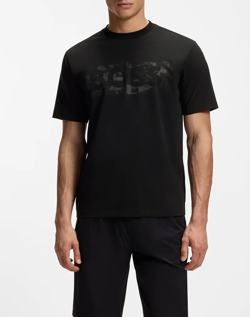 BOSS TS_Globe LogoPattern 10278673 01 50559363-001 Black