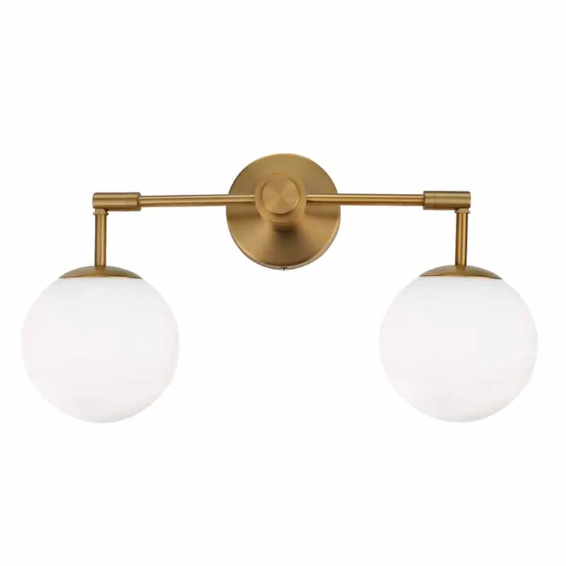 Φωτιστικό Πλαφονιέρα Aca Thetis V360502W Brass
