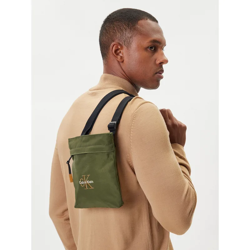 Τσαντάκι Calvin Klein Bold Flatpack LV04D3178G Πράσινο