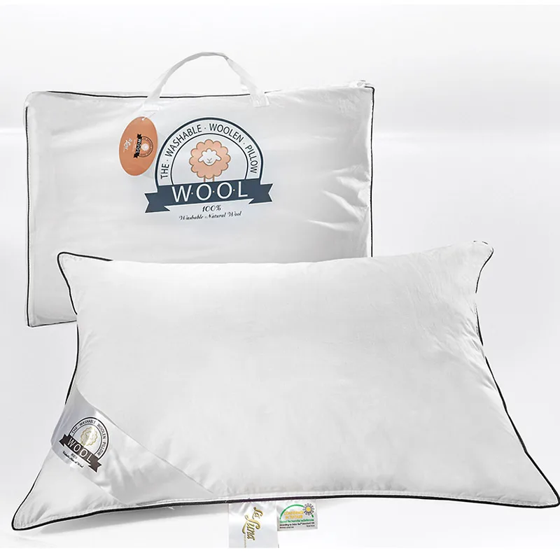 Μαξιλάρι Ύπνου 50X70 La Luna The Wool Natural Σκληρό Λευκό (50x70)