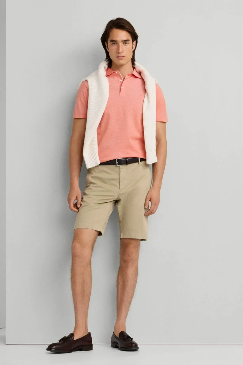 Hackett ανδρική βερμούδα chino Slim Fit - HM8000017 Μπεζ