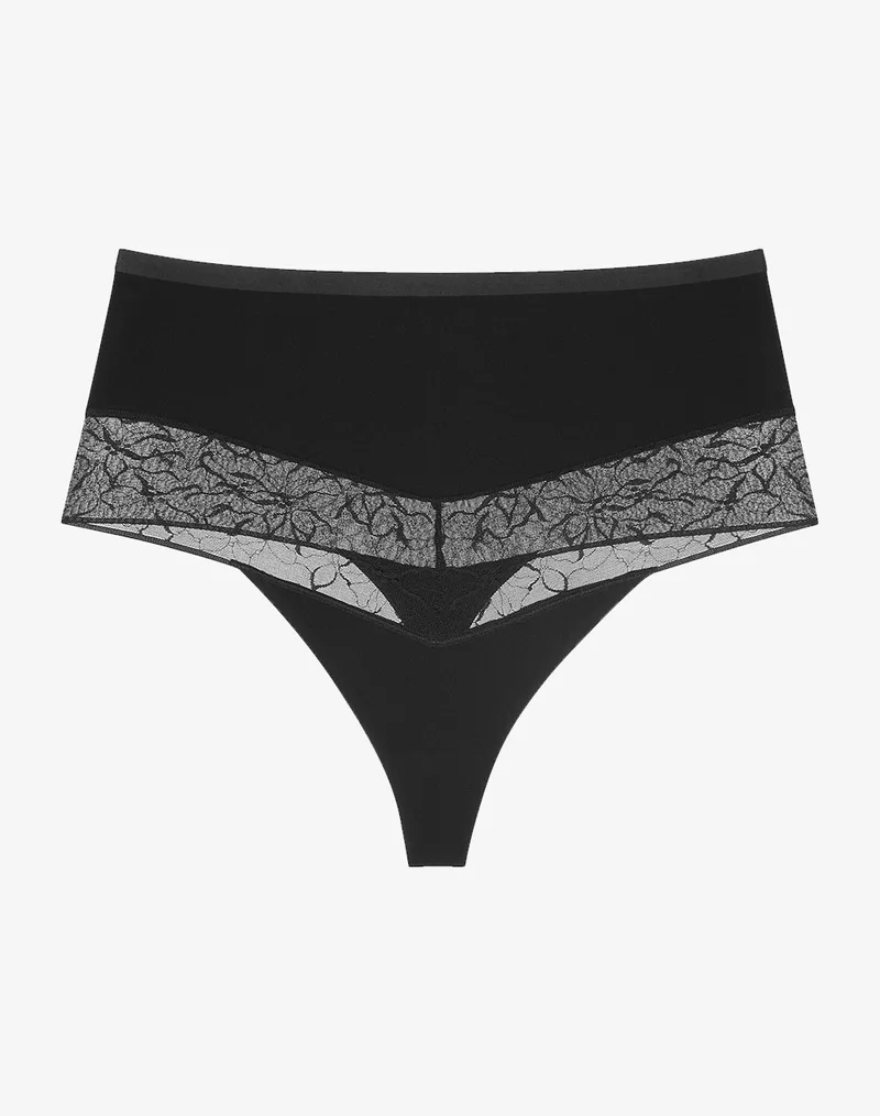 TRIUMPH Comfort Contour Highwaist String 10226423-0004 Black