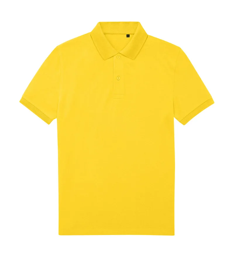 Ανδρική Μπλούζα Polo PU428 B & C White Pop Yellow