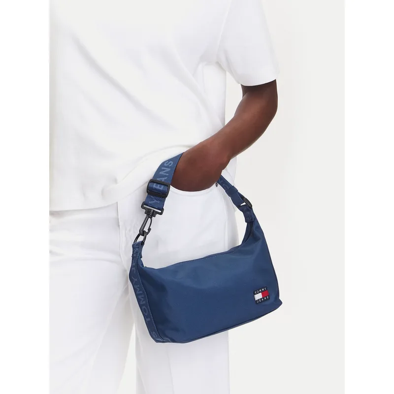Τσάντα Tommy Jeans Tjw Ess Daily Shoulder Bag AW0AW17287 Σκούρο μπλε