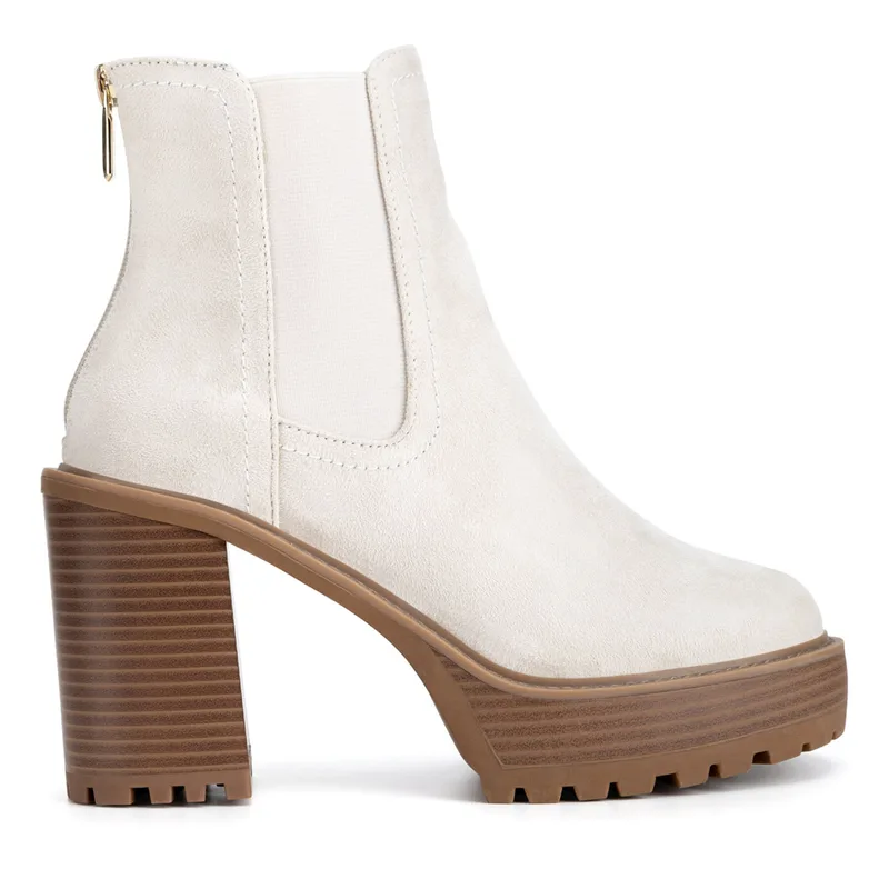 Μποτάκια Nine West WFA3374-1 Εκρού
