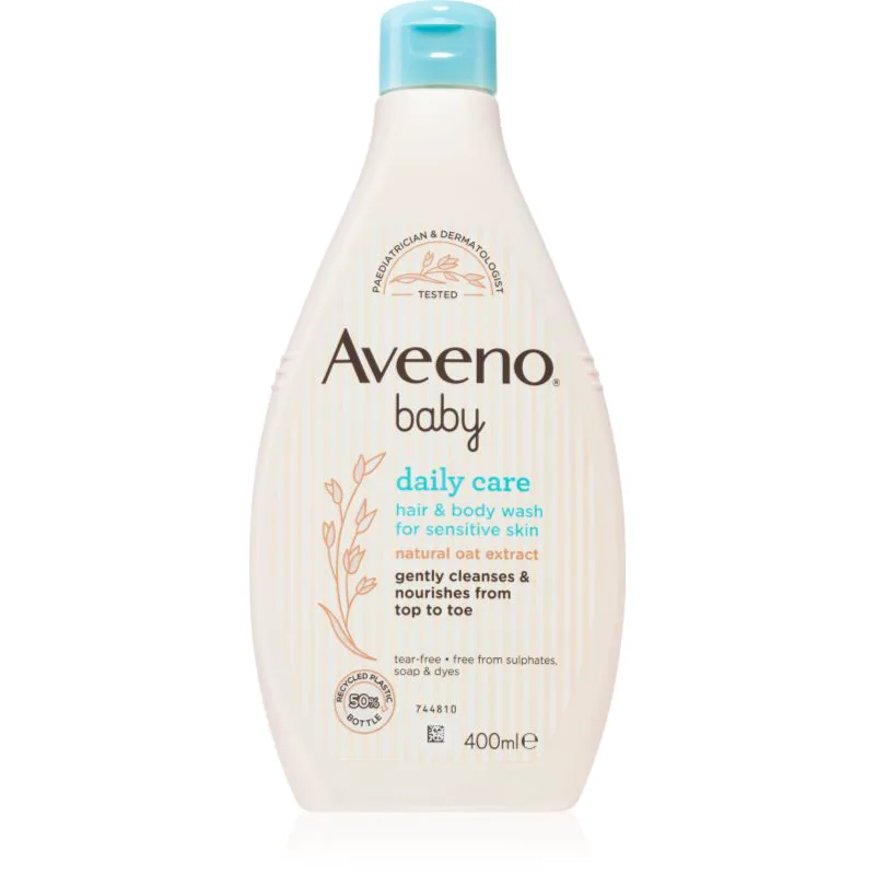 Aveeno Baby Hair&Body Wash παιδικό σαμπουάν για μαλλιά και σώμα 400 ml