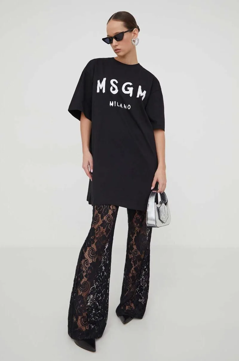 Βαμβακερό φόρεμα MSGM