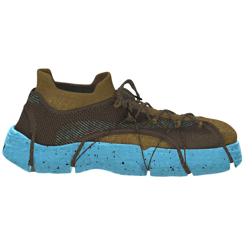 CAMPER Custom Roku - Sneakers Για Ανδρικα - Μαύρο,Γκρι,Λευκό, Μέγεθος 39, Cotton fabric