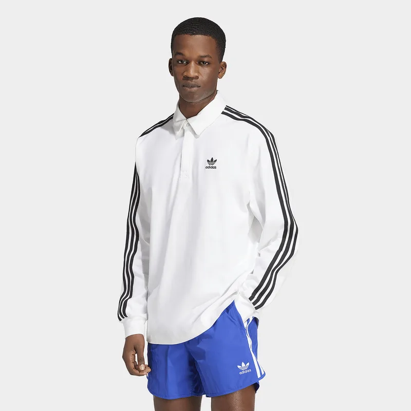 adidas Originals Adicolor Rugby Ανδρική Polo με Μακρύ Μανίκι (9000249794_1539)