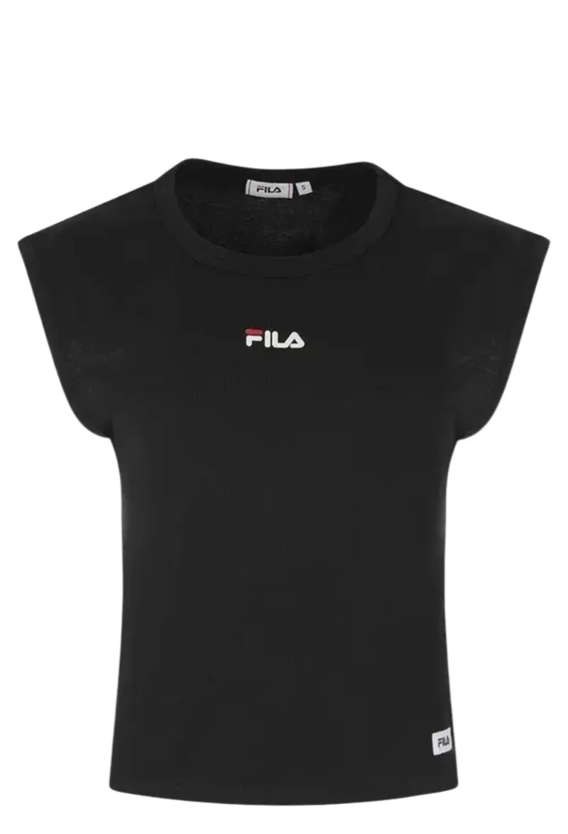 Μπλούζα Αμάνικη Fila Με Διακριτικό Λογότυπο APUNWS26035-BLACK Γυναικείο