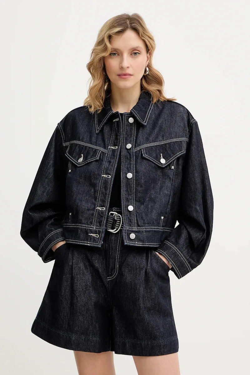 Τζιν μπουφάν BOSS Πορτοκαλί C BOMBER TRUCKER 1.0