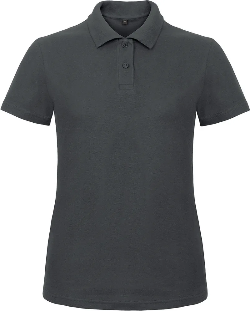 Γυναικείο Μπλουζάκι Pique Polo Shirt B & C ID.001 Women Anthracite