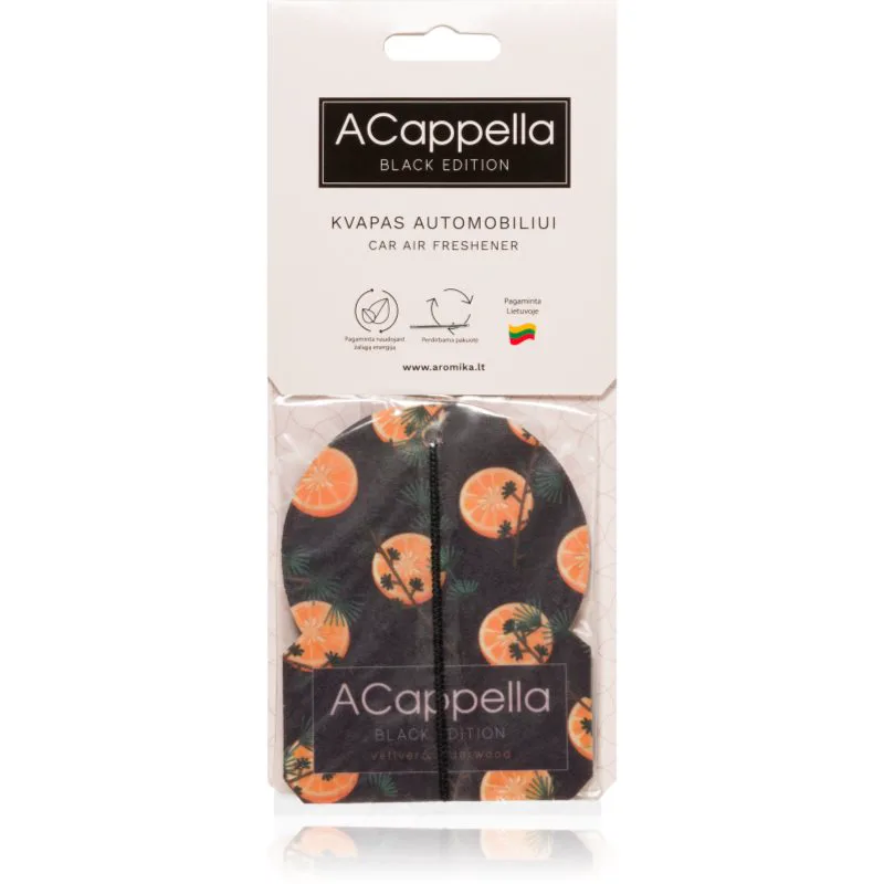 ACappella Black Edition Vetiver αποσμητικό χώρου 1 τμχ
