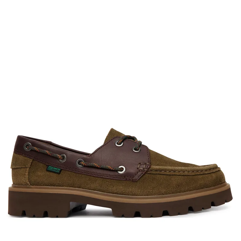 Loafers Clarks Cleyhill Boat 26186180 Πράσινο