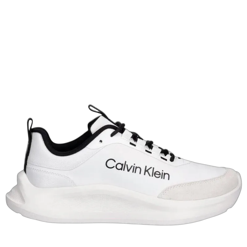 Γυναικεία Δερμάτινα Run Sneakers Λευκά Calvin Klein HW0HW03293-01W