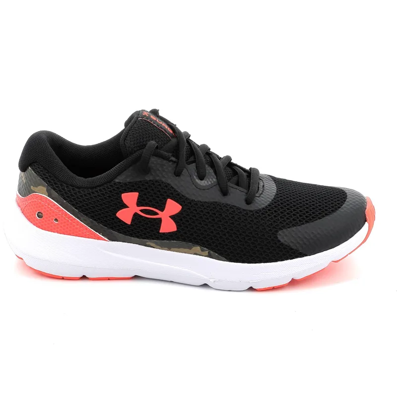 Παιδικό Αθλητικό Παπούτσι για Αγόρι Under Armour Ua Bps Surge 3 Print Χρώματος Μαύρο 3026689-001
