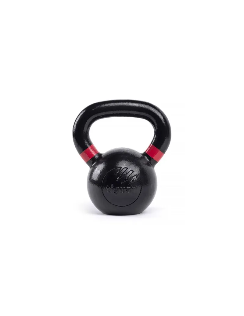 Tiguar Raw V2 TI-KB0012RV2 Kettlebell από Μαντέμι 12kg Μαύρο