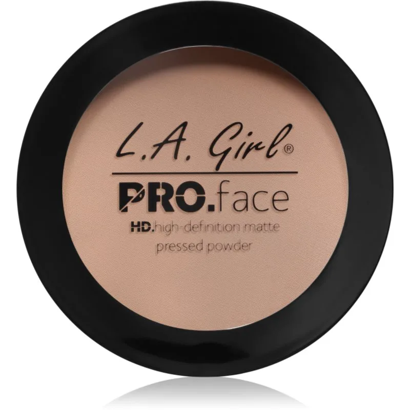 L.A. Girl Cosmetics PRO. Face HD συμπαγής πούδρα με ματ αποτελέσματα απόχρωση Porcelain 7 γρ