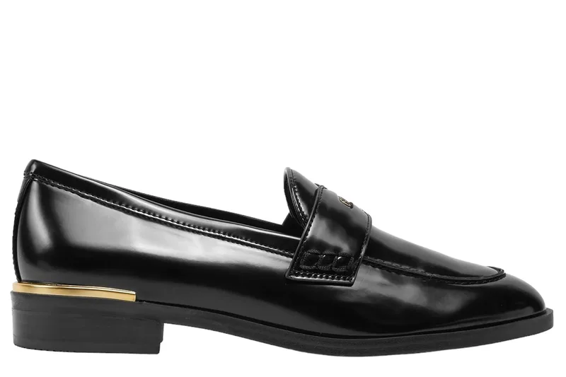 Μοκασίνια Guess Kaine FLTKNIELE14-BLACK Γυναικείο