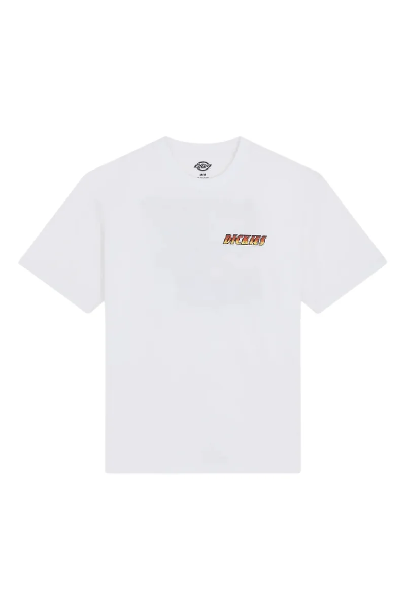 DICKIES Nashport Pit Crew Ανδρικό T-Shirt - Λευκό-DK0A89EO0WH1-WHITE