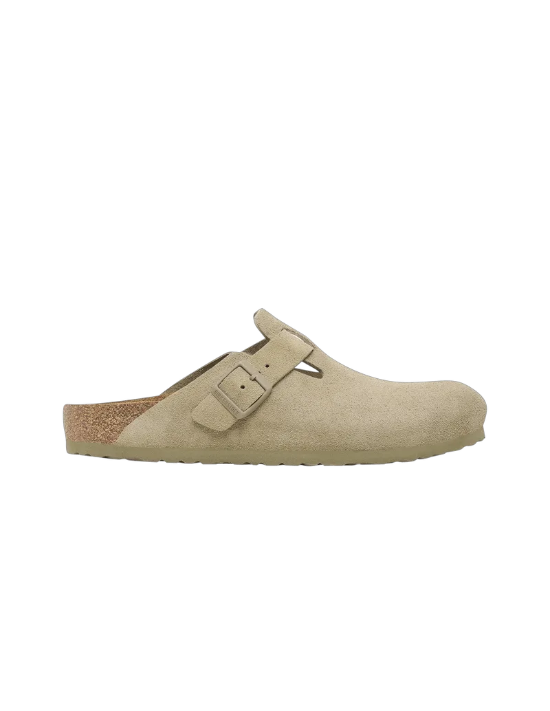 Birkenstock Boston Suede Faded Khaki 1025788 MBS