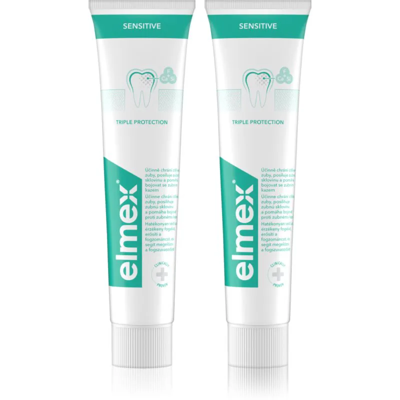 Elmex Sensitive πάστα για ευαίσθητα δόντια 2x75 ml