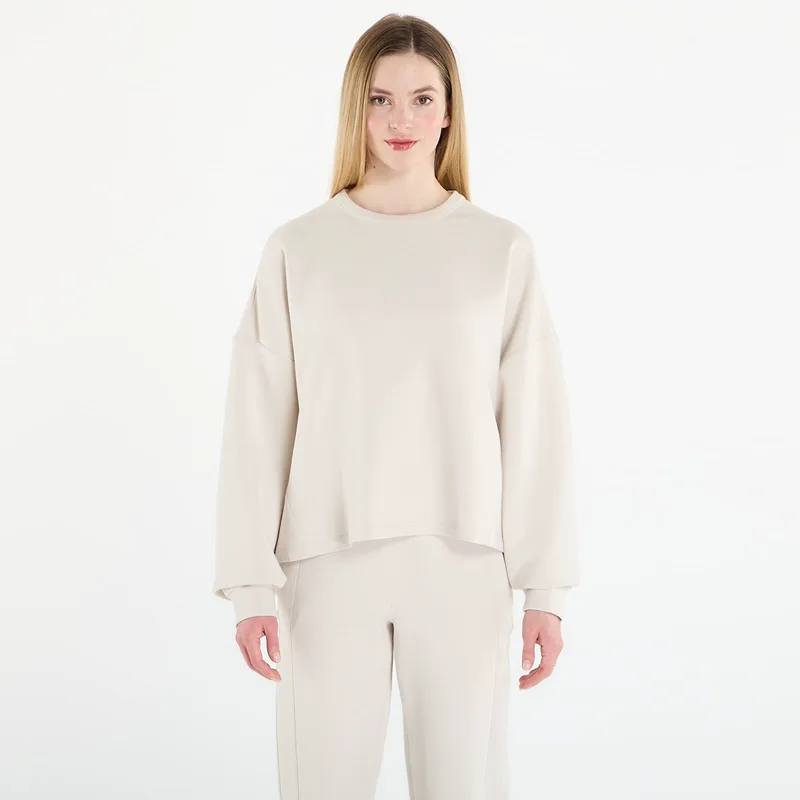 Φούτερ Nike 24.7 ImpossiblySoft Women's Dri-FIT Oversized Crew-Neck Top Lt Orewood Brn/ Lt Iron Ore L