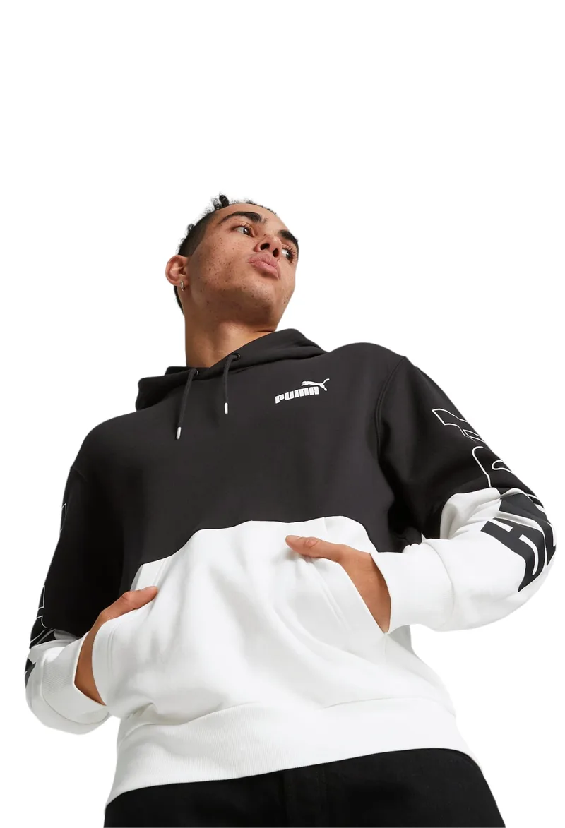 Μπλούζα Μακρυμάνικη Puma Power Colorblock Hoodie FL 675910-01 Ανδρικό