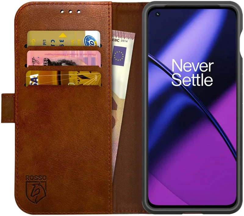 Κόκκινο Element PU Θήκη Πορτοφόλι OnePlus 11 - Brown (8719246384615)