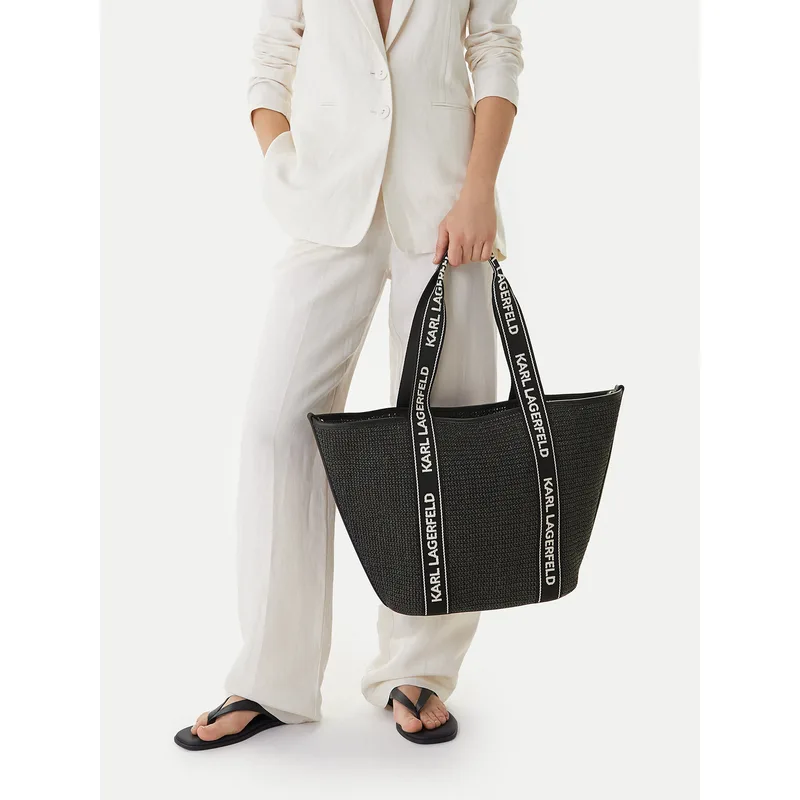Τσάντα KARL LAGERFELD A1W46074 Μαύρο
