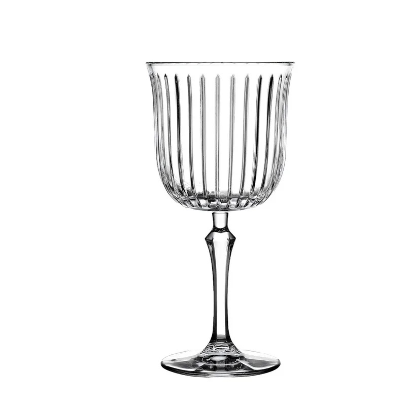 Ποτήρι Κρασιού Γυάλινο Διάφανο Joy ESPIEL 490ml-10,5x21,2εκ. SP440340G4 (Σετ 4 Τεμάχια) (Υλικό: Γυαλί, Χρώμα: Διάφανο , Μέγεθος: Κολωνάτο) - ESPIEL - SP440340G4