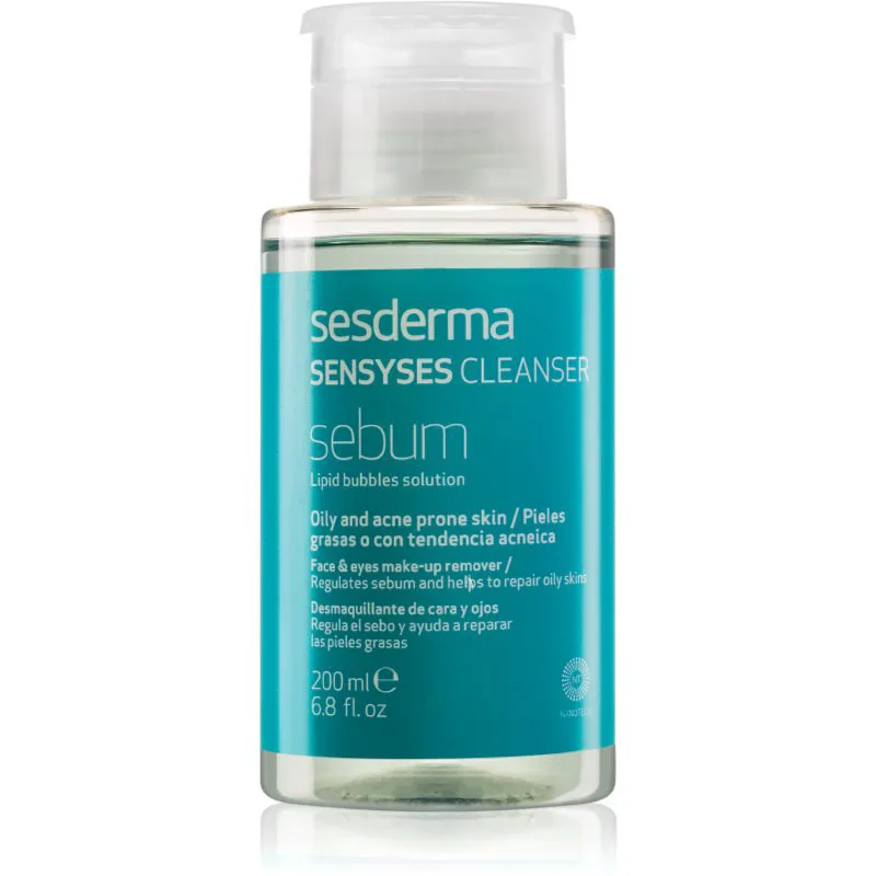 Sesderma Sensyses Cleanser Sebum αφαιρεση του μεικ απ για λιπαρή επιδερμίδα 200 ml