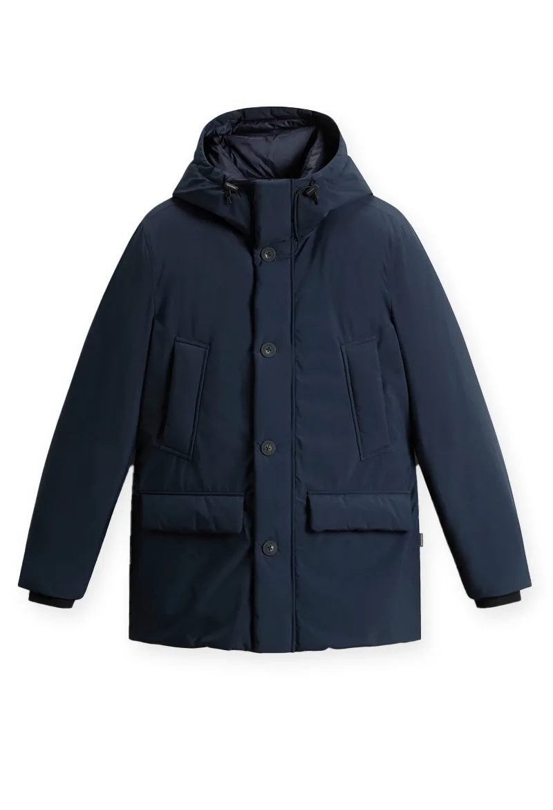ΑΝΔΡΙΚΟ ΜΠΟΥΦΑΝ CLOUD ARCTIC PARKA WOOLRICH ΚΑΝΟΝΙΚΗ ΓΡΑΜΜΗ ΜΠΛΕ