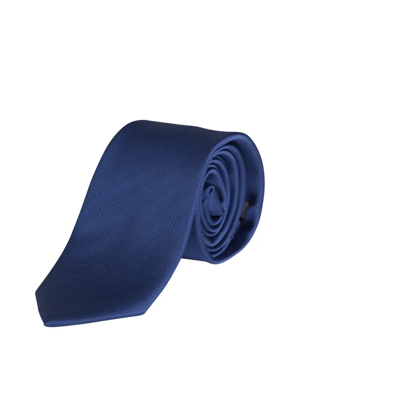 Prince Oliver Γραβάτα Ανάγλυφη Ριγέ Μπλε (Φάρδος 7 cm) New Arrival