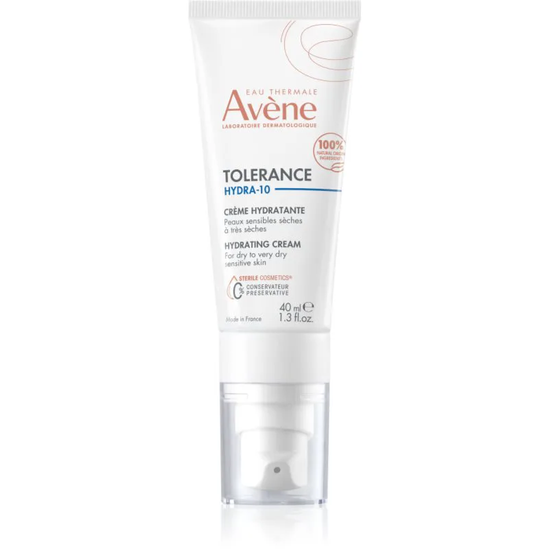 Avène Tolérance Hydra-10 ενυδατική κρέμα για ευαίσθητη και ξηρή επιδερμίδα 40 ml