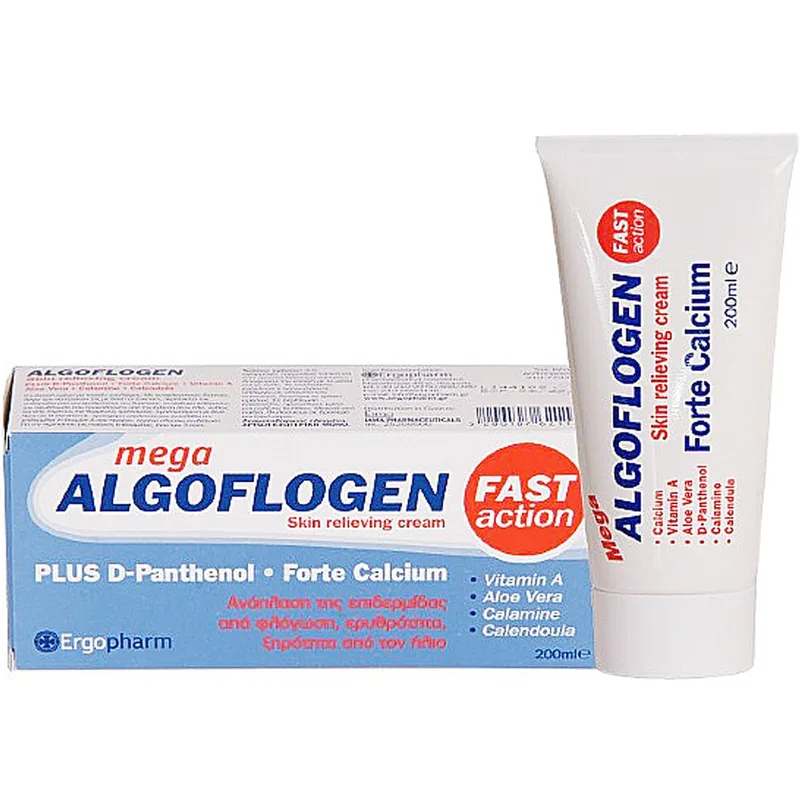 Algoflogen Skin Relieving Cream Καταπραϋντική Κρέμα για Ανακούφιση της Επιδερμίδας, Πολλαπλών Χρήσεων 200ml