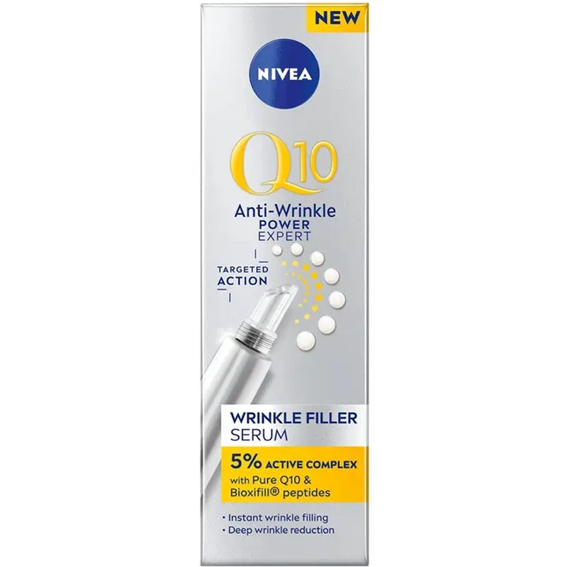 Nivea Q10 Anti-Wrinkle Expert Filler Ορός Γεμίσματος Κατά των Ρυτίδων με Άμεσα Ορατά Αποτελέσματα 15ml