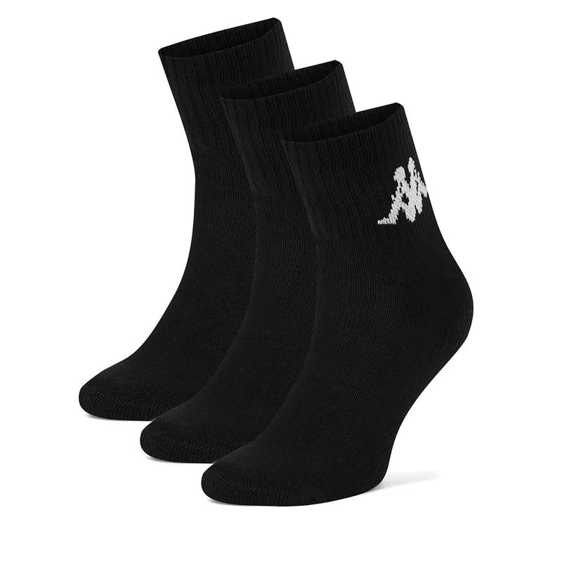 Κάλτσες κοντές Kappa Z4444_AW24 (3-PACK) Μαύρο