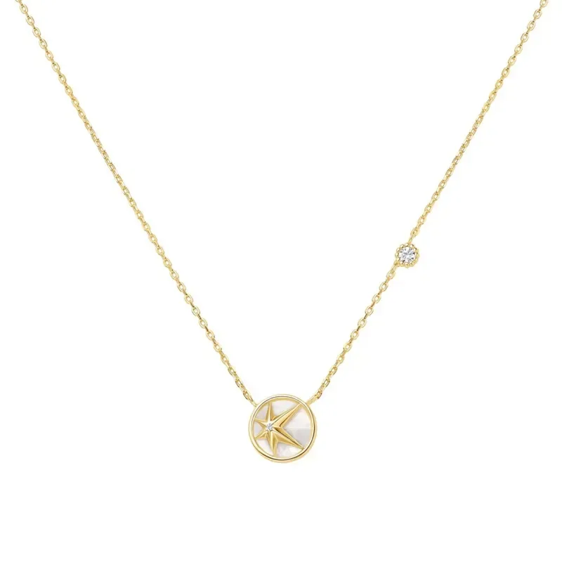 Γυναικείο κολιέ Ania Haie 925 Starry Mother of Pearl N065-05G N065-05G Ασήμι