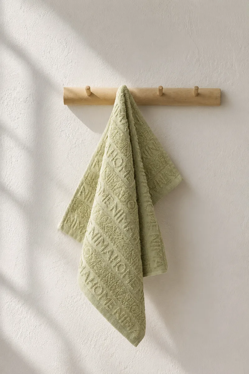 Πετσετα Κουζινας Βαμβακερη Label Olive Green Nima 60x40x0cm Μονόχρωμο