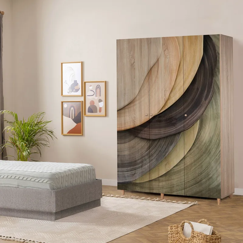 Ντουλάπα Ρούχων Lena 3 -977 869Vel8667 (135x192x52 cm)