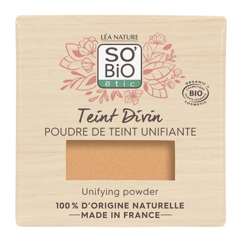 LÉa nature so bio étic Uniforming Teint Divin Powder, 25 Beige gold (8 g)