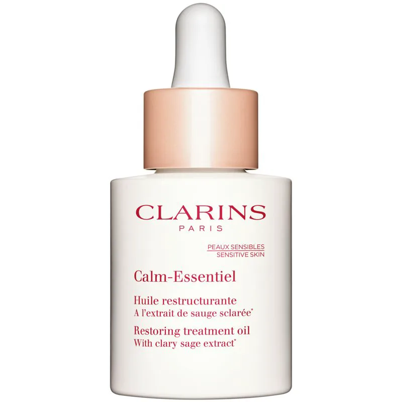Clarins Calm-Essentiel Restoring Treatment Oil θρεπτικό λάδι προσώπου με καταπραϋντική δράση 30 ml