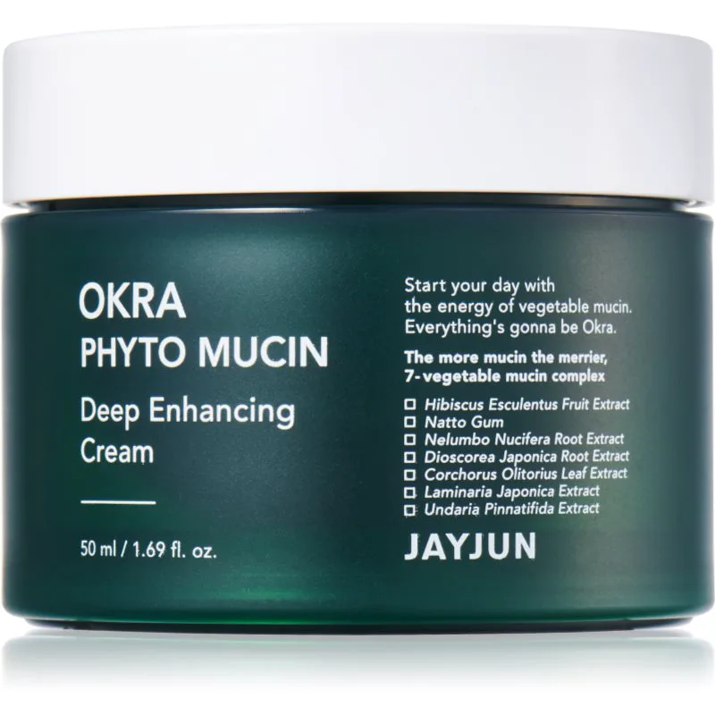 Jayjun Okra Phyto Mucin Deep αναζωογονητική ενυδατική κρέμα προσώπου 50 ml