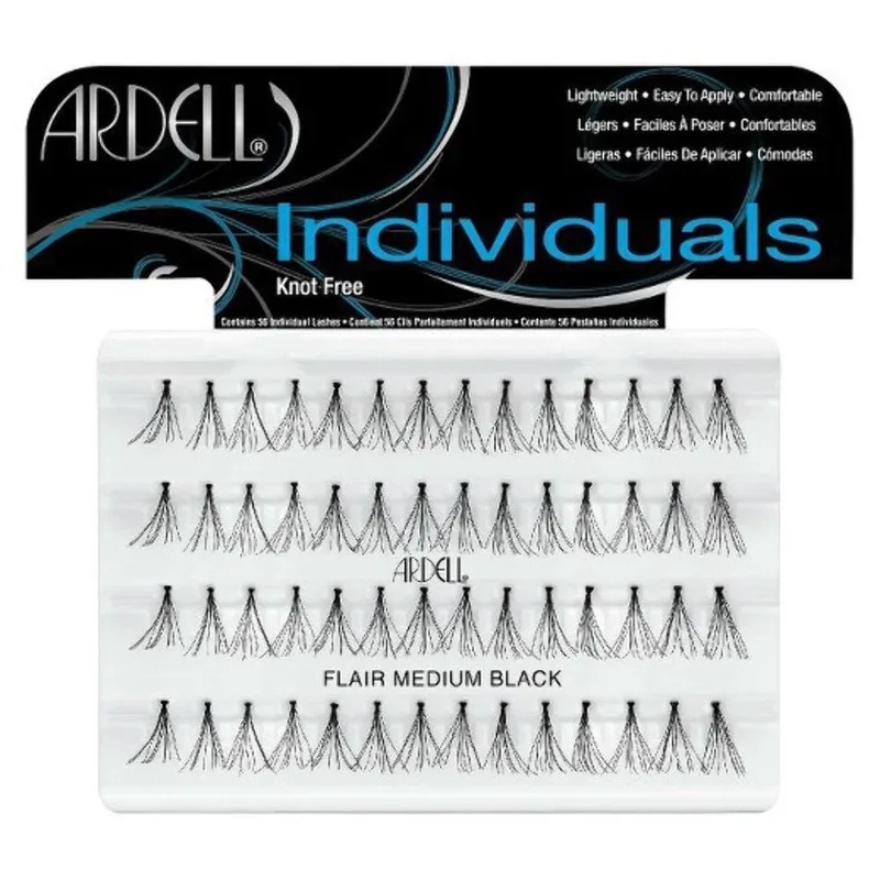 Ardell Professional Individuals Knot-Free Flair Eyelashes - Medium Black (56pcs)