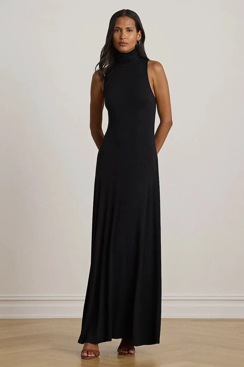 Lauren Ralph Lauren φόρεμα flared με βισκόζη